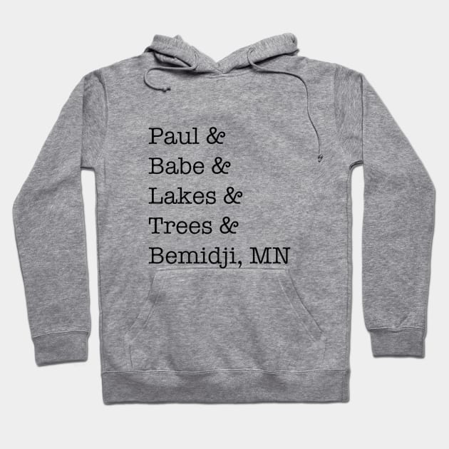 Bemidji Blue Ox Marathon Hoodie by Blue Ox Marathon